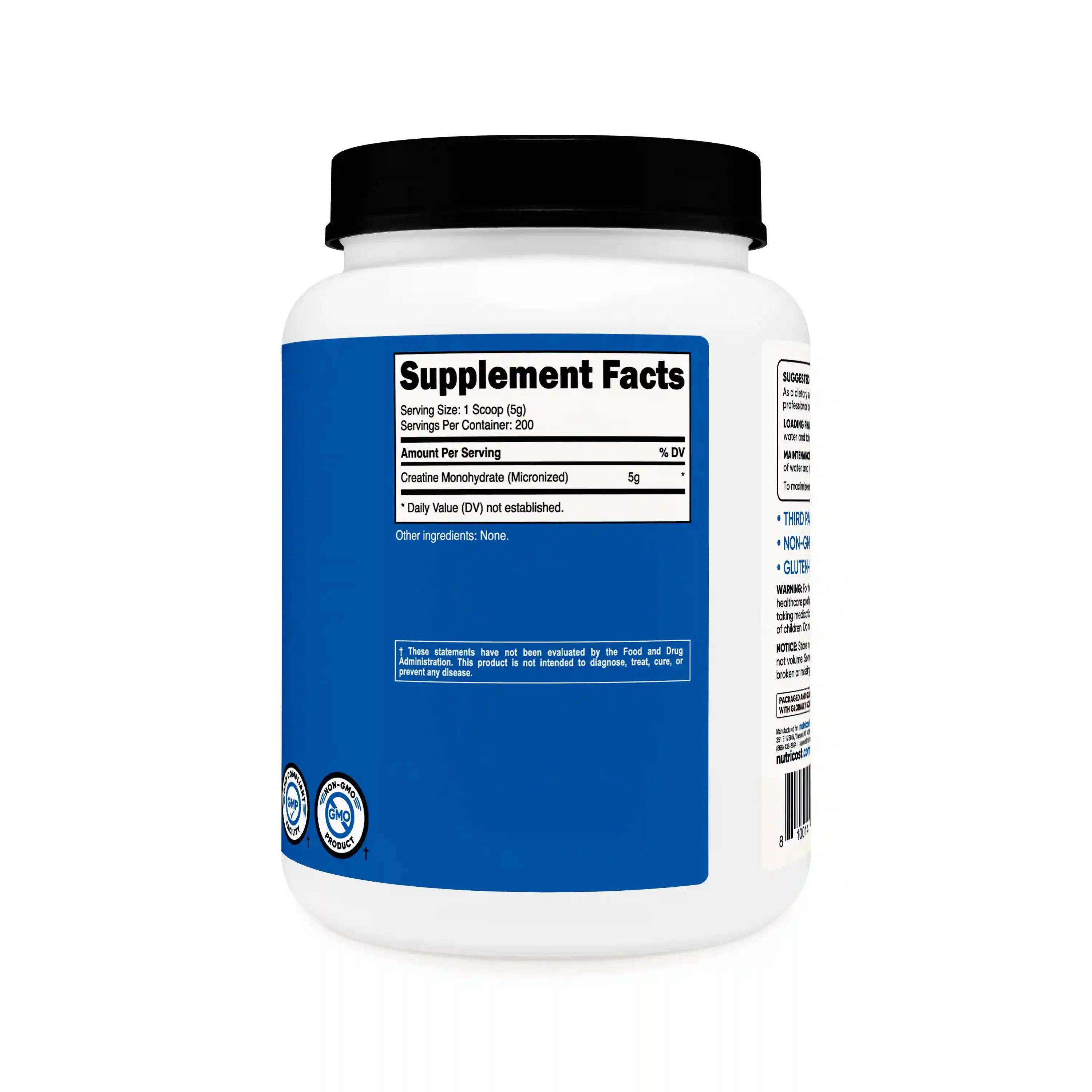 Nutricost Creatine Monohydrate Powder