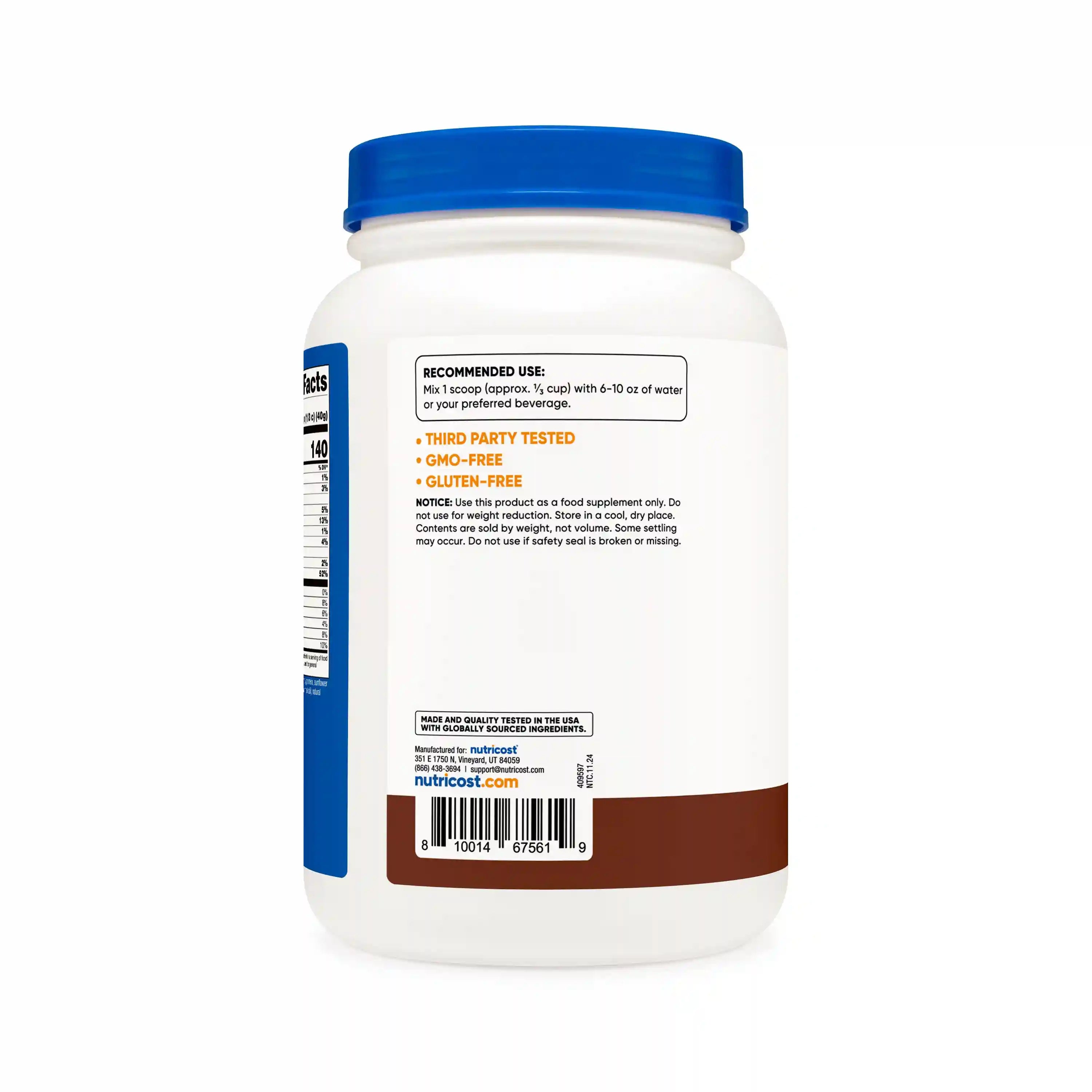 Nutricost Grass-Fed Whey Protein Isolate