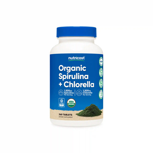 Nutricost Organic Spirulina + Chlorella