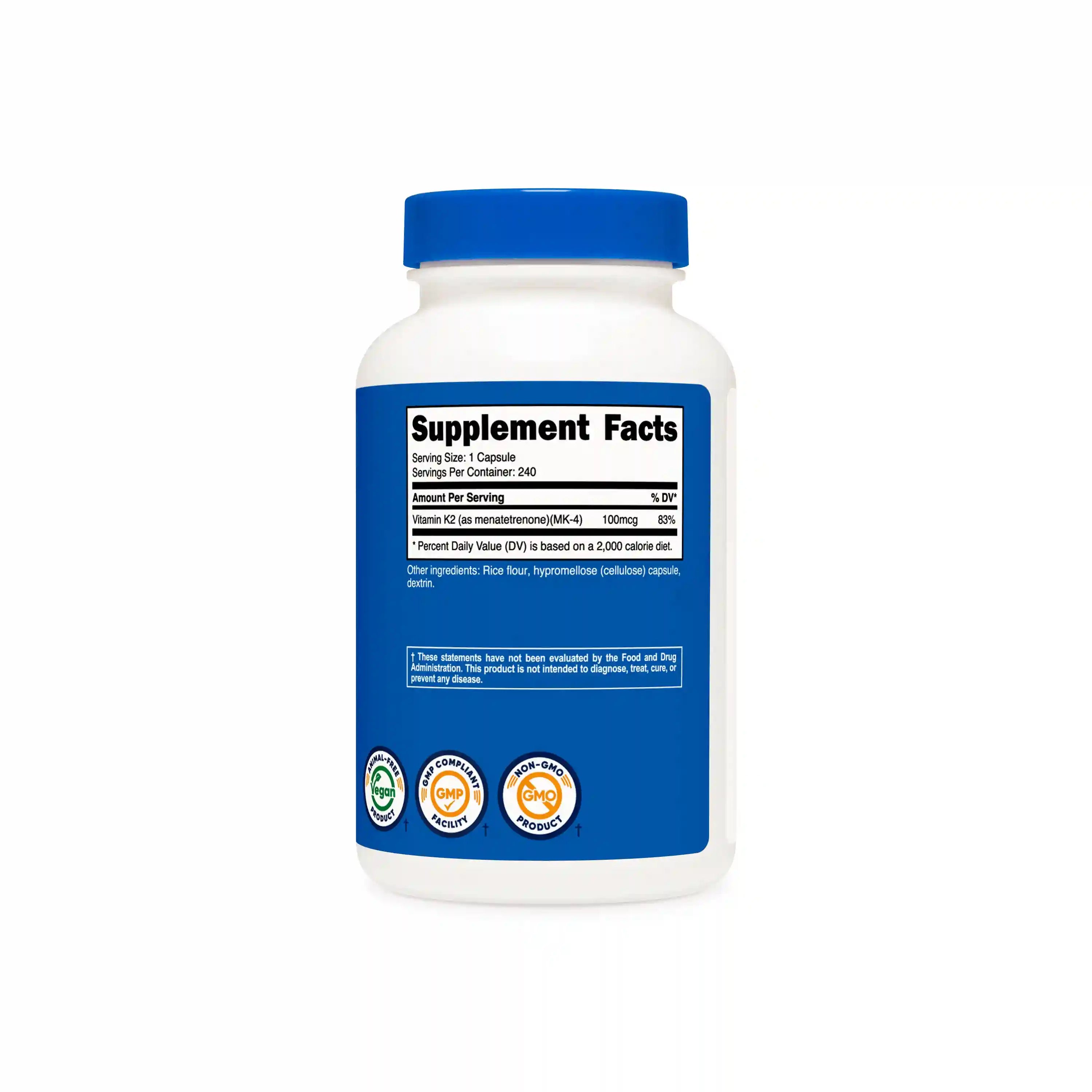 Nutricost Vitamin K2 (MK4) Capsules