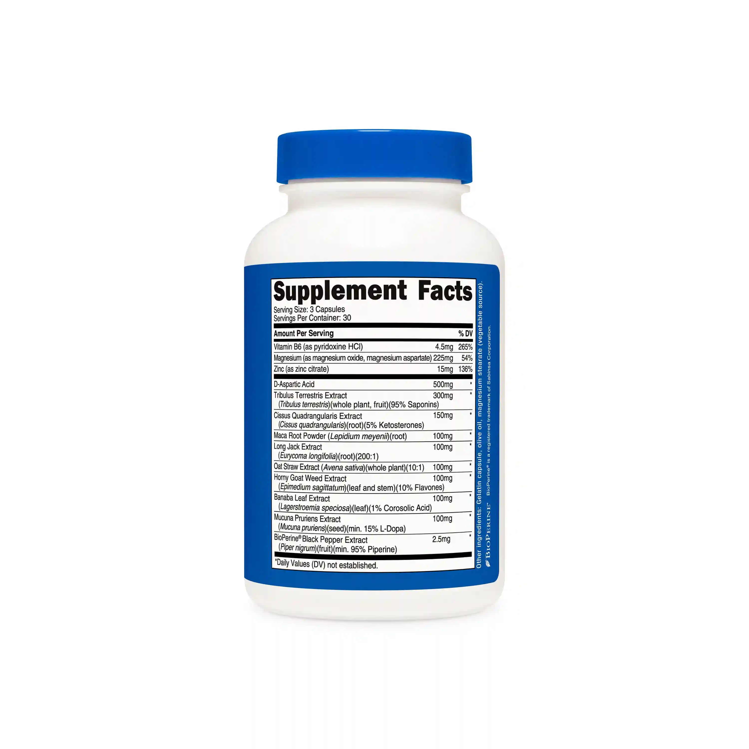 Nutricost Testosterone Complex Capsules