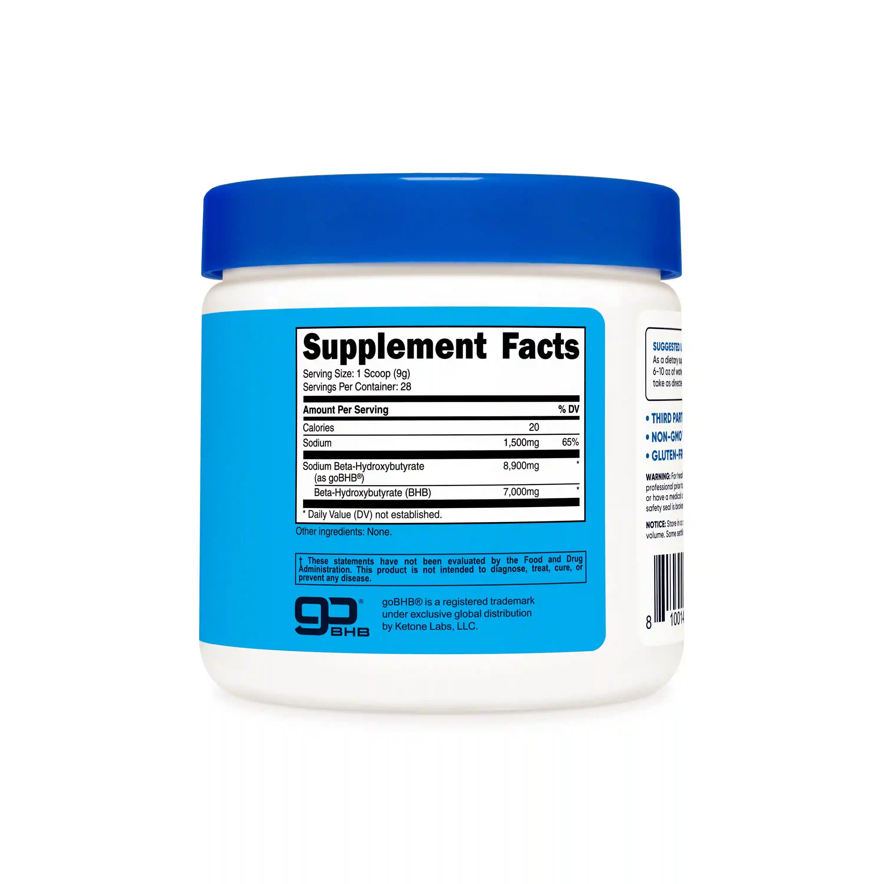 Nutricost Sodium BHB