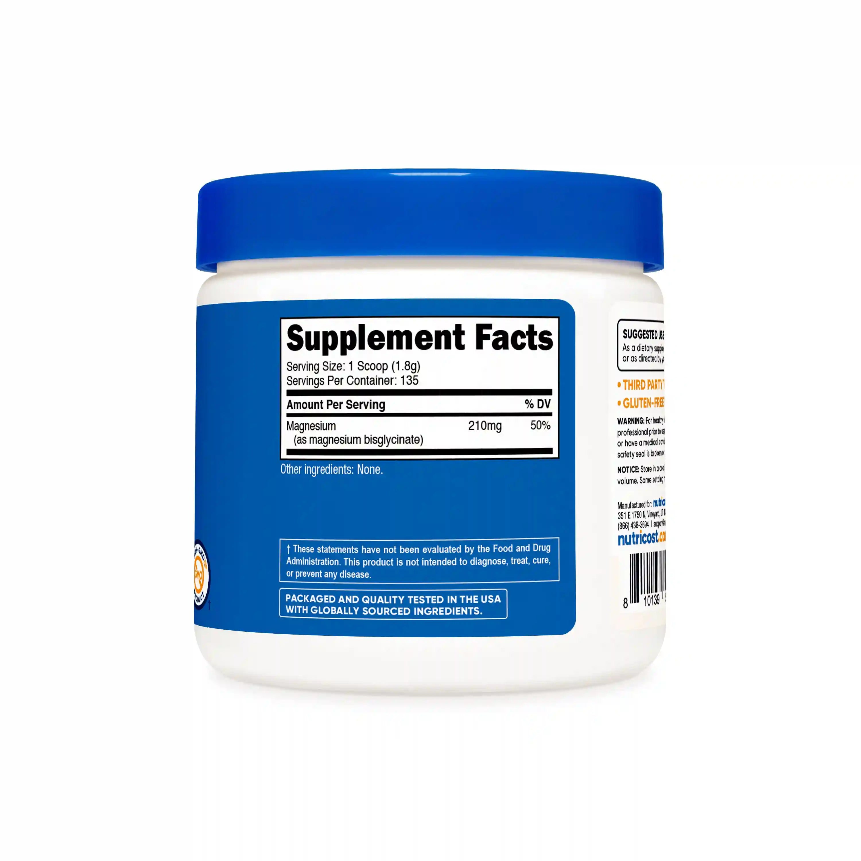 Nutricost Magnesium Glycinate Powder