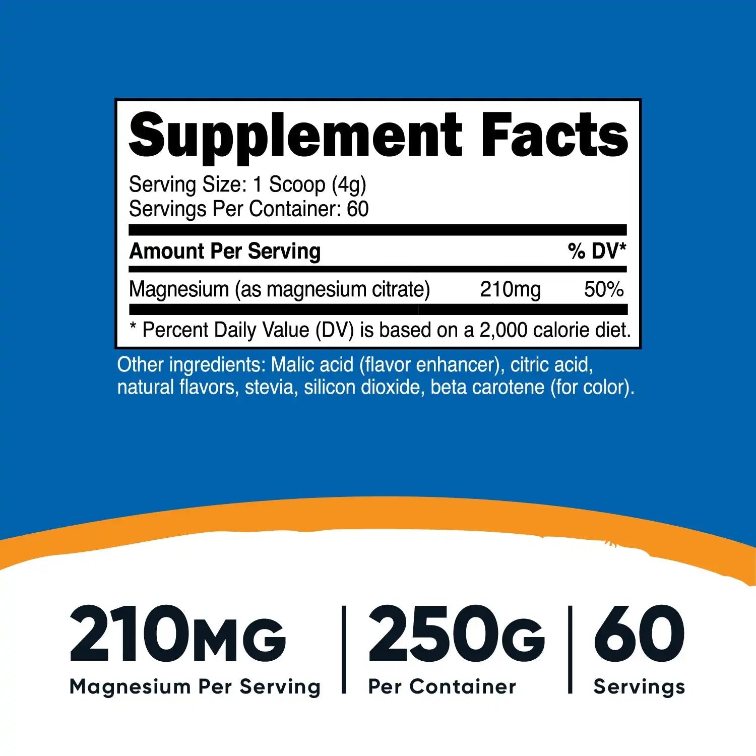 Nutricost Magnesium Citrate Powder