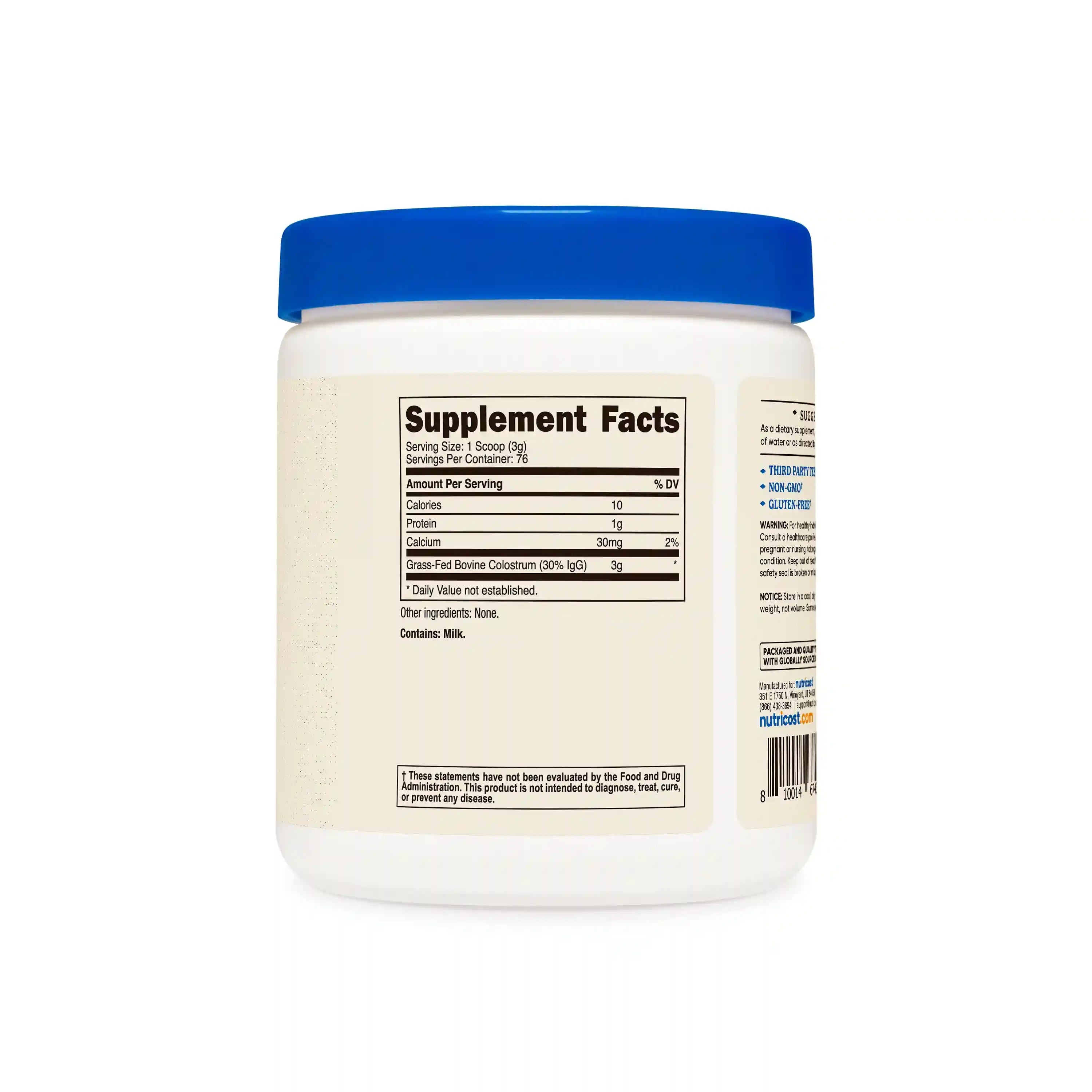 Nutricost Colostrum 30% Powder