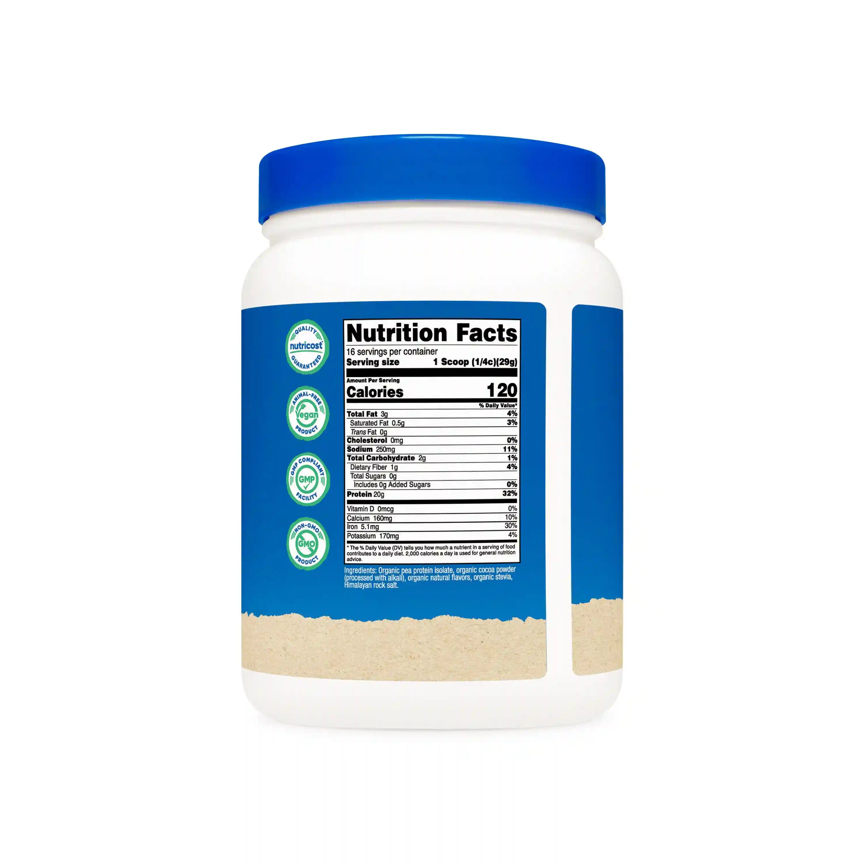 Nutricost Organic Pea Protein Powder