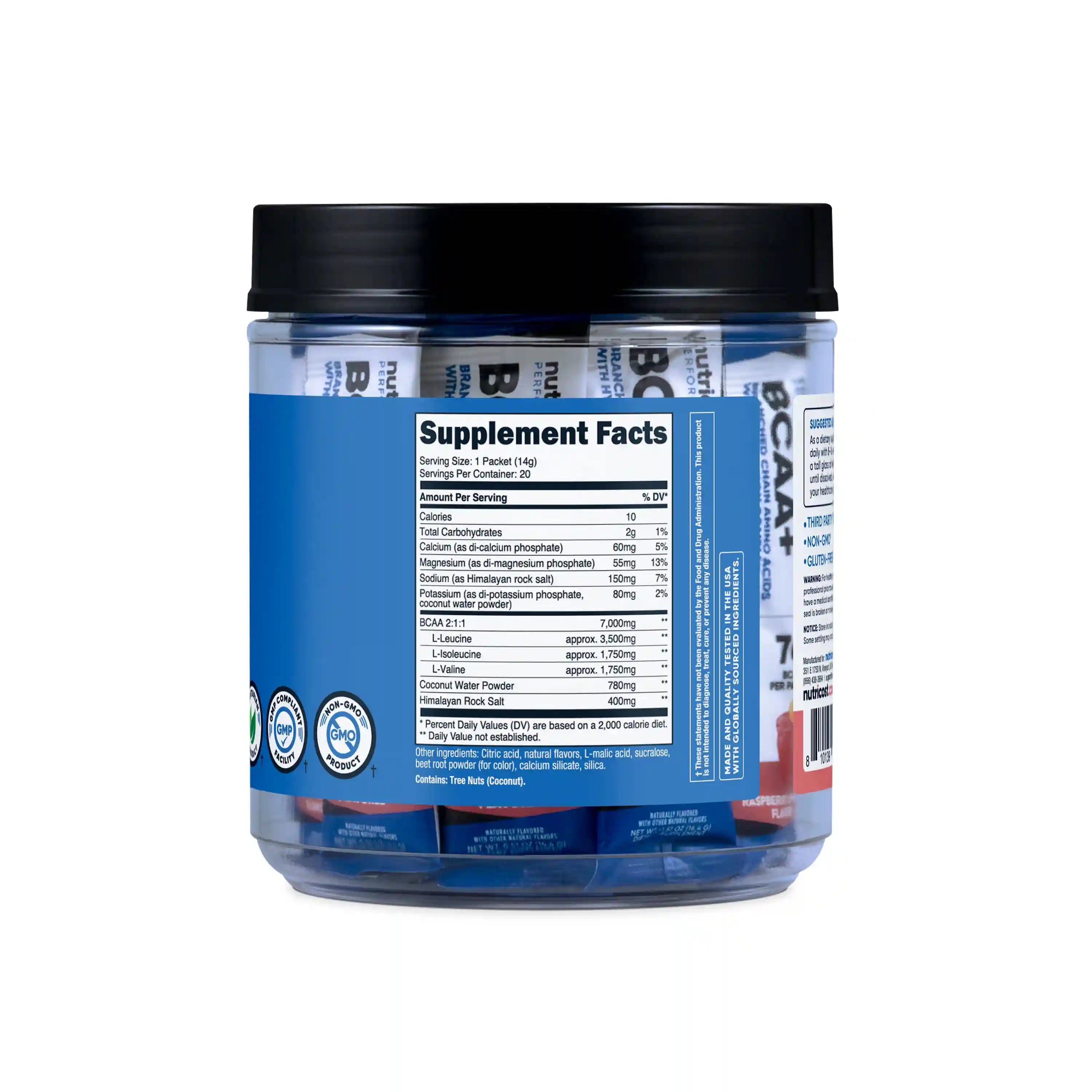 Nutricost BCAA+ Hydration Stickpacks