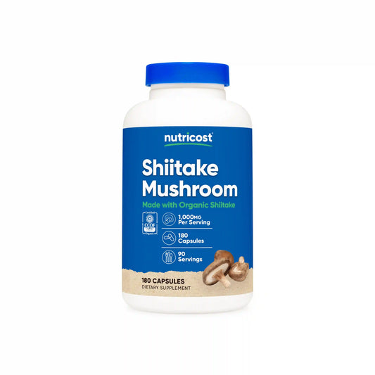 Nutricost Made With Organic Shiitake Mushroom Capsules