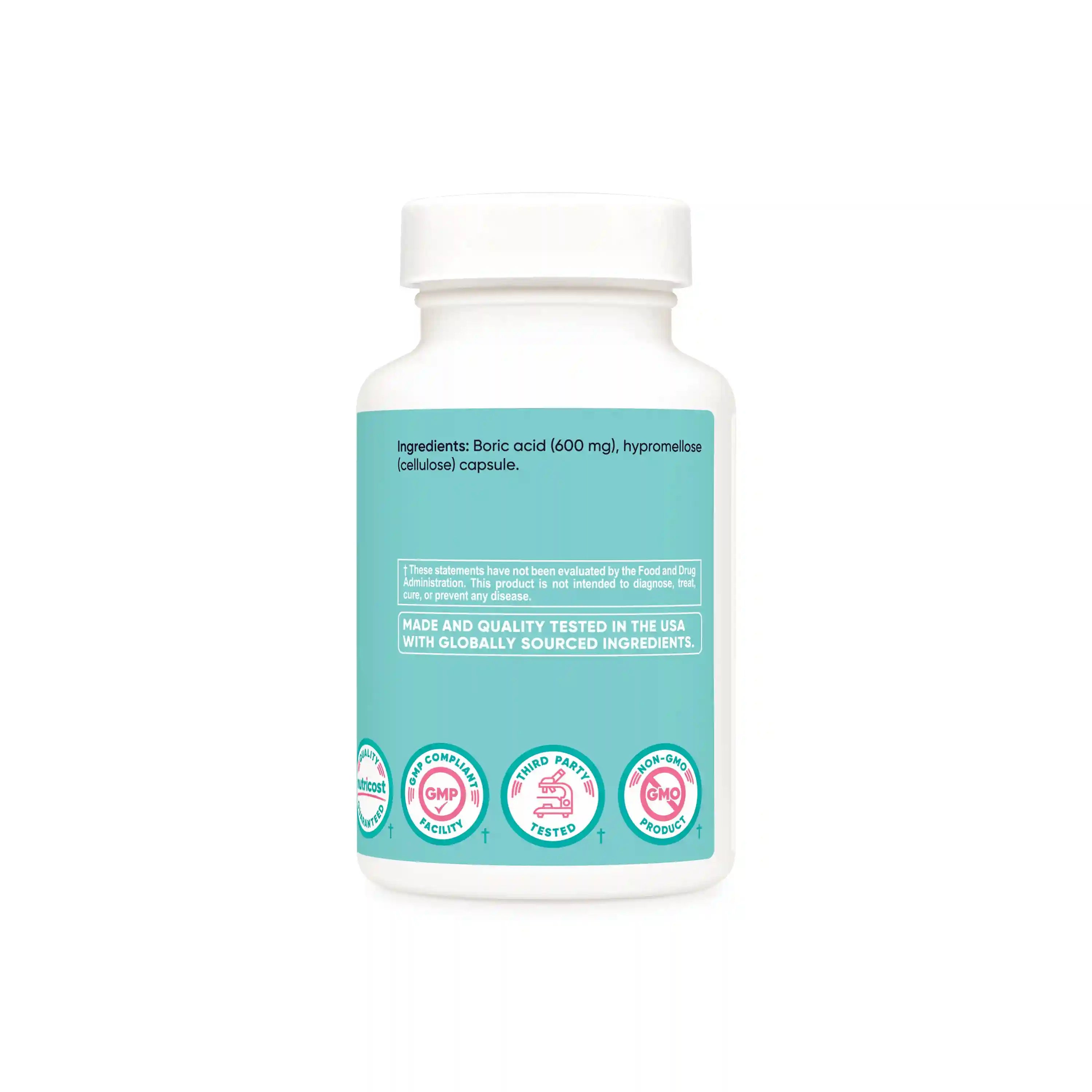 Nutricost Boric Acid Capsules