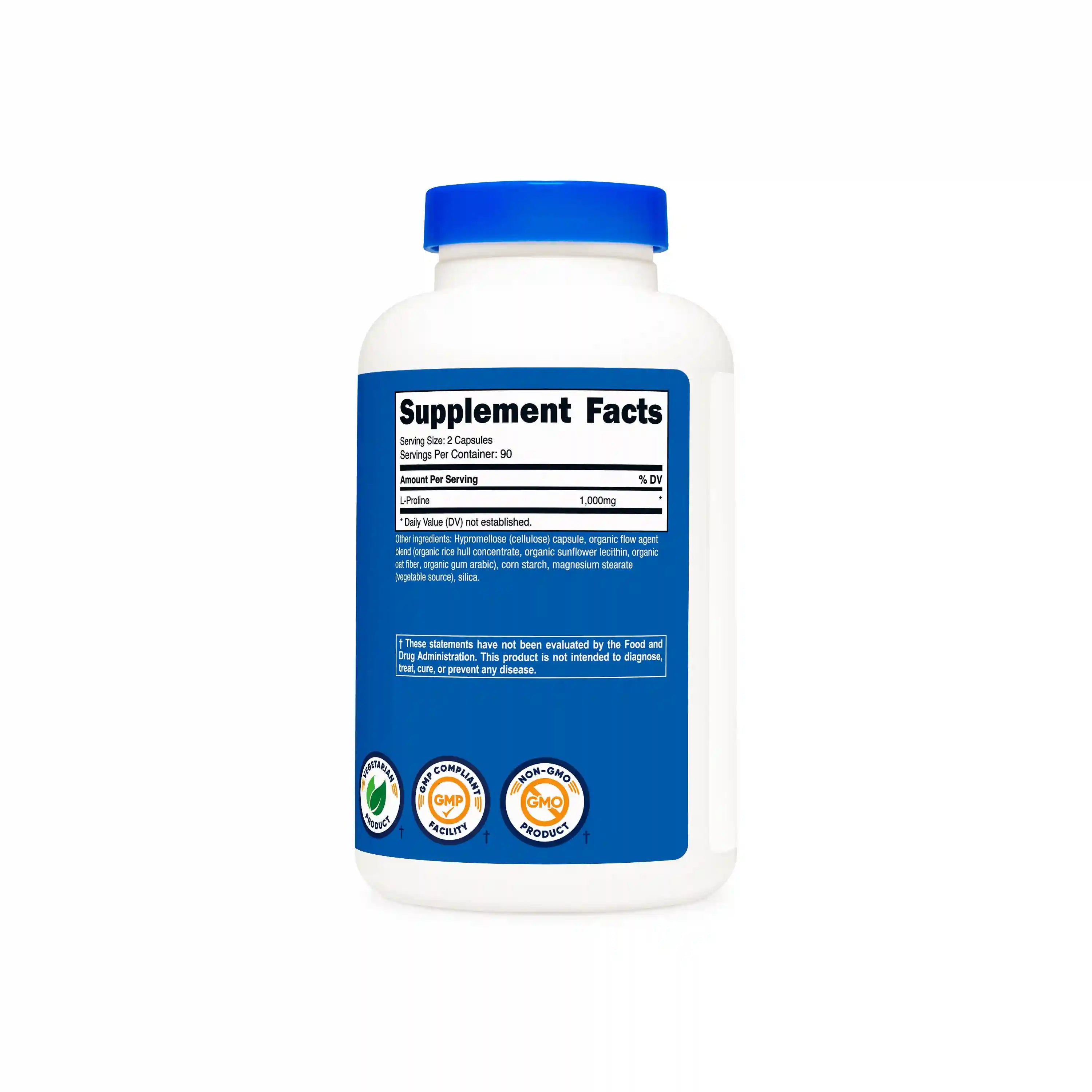 Nutricost L-Proline Capsules