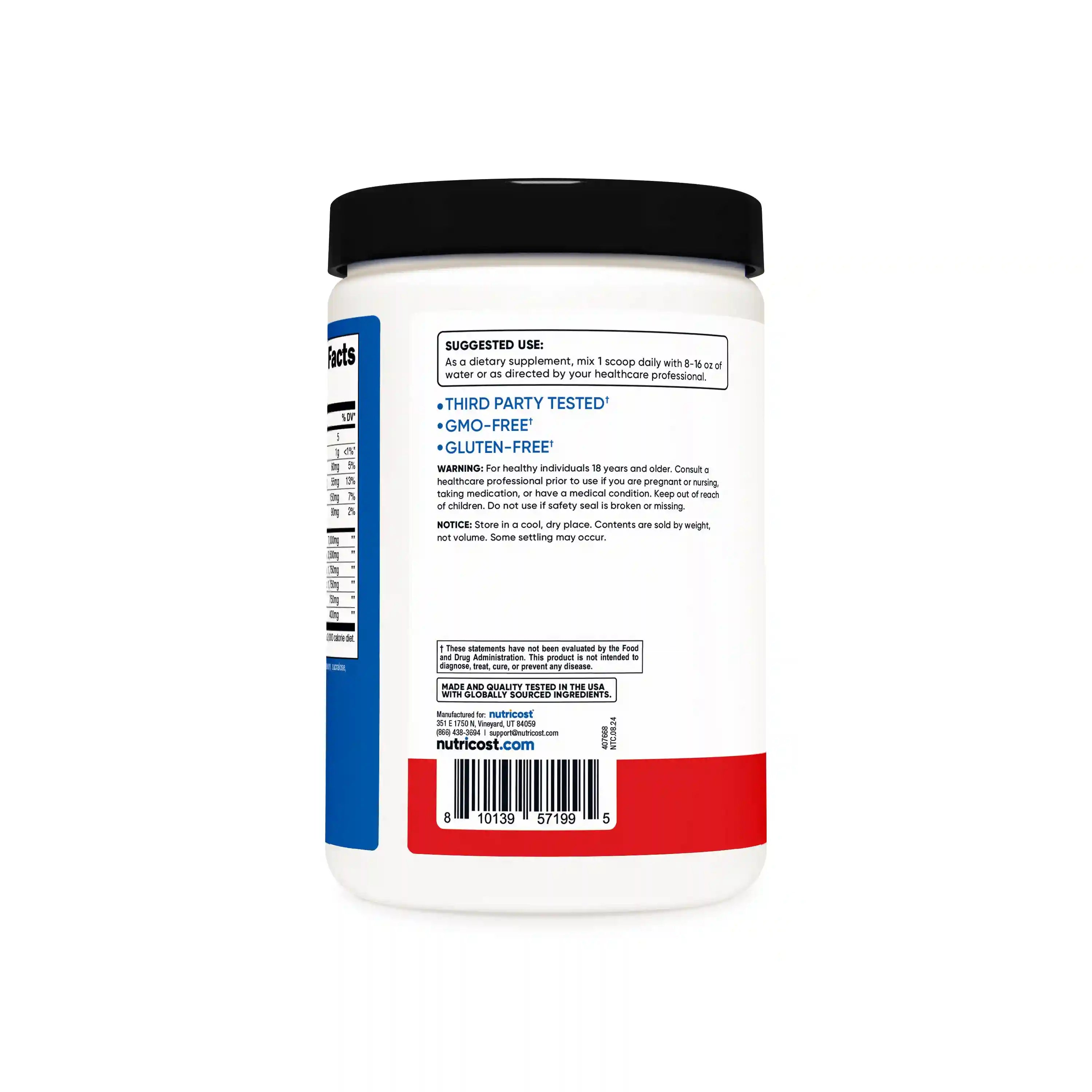 Nutricost BCAA + Hydration Powder