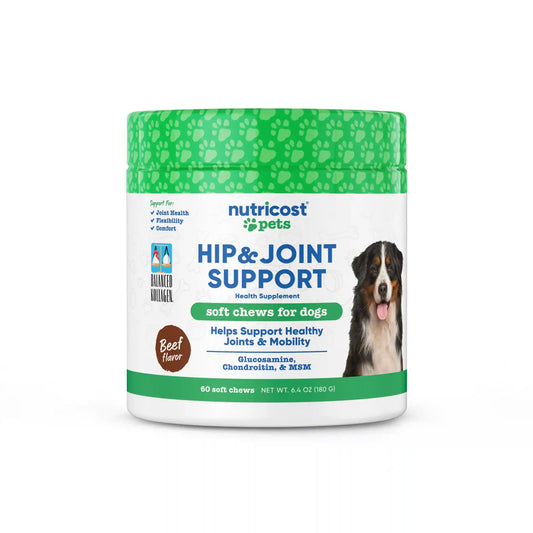 Nutricost Pets Hip & Joint Support [60 Chews] [Beef]